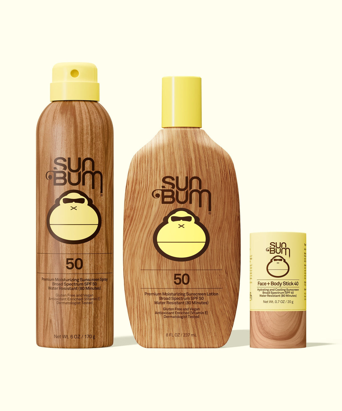 SPF 50 Spray + Lotion + Face and Body Stick 40 Bundle K6