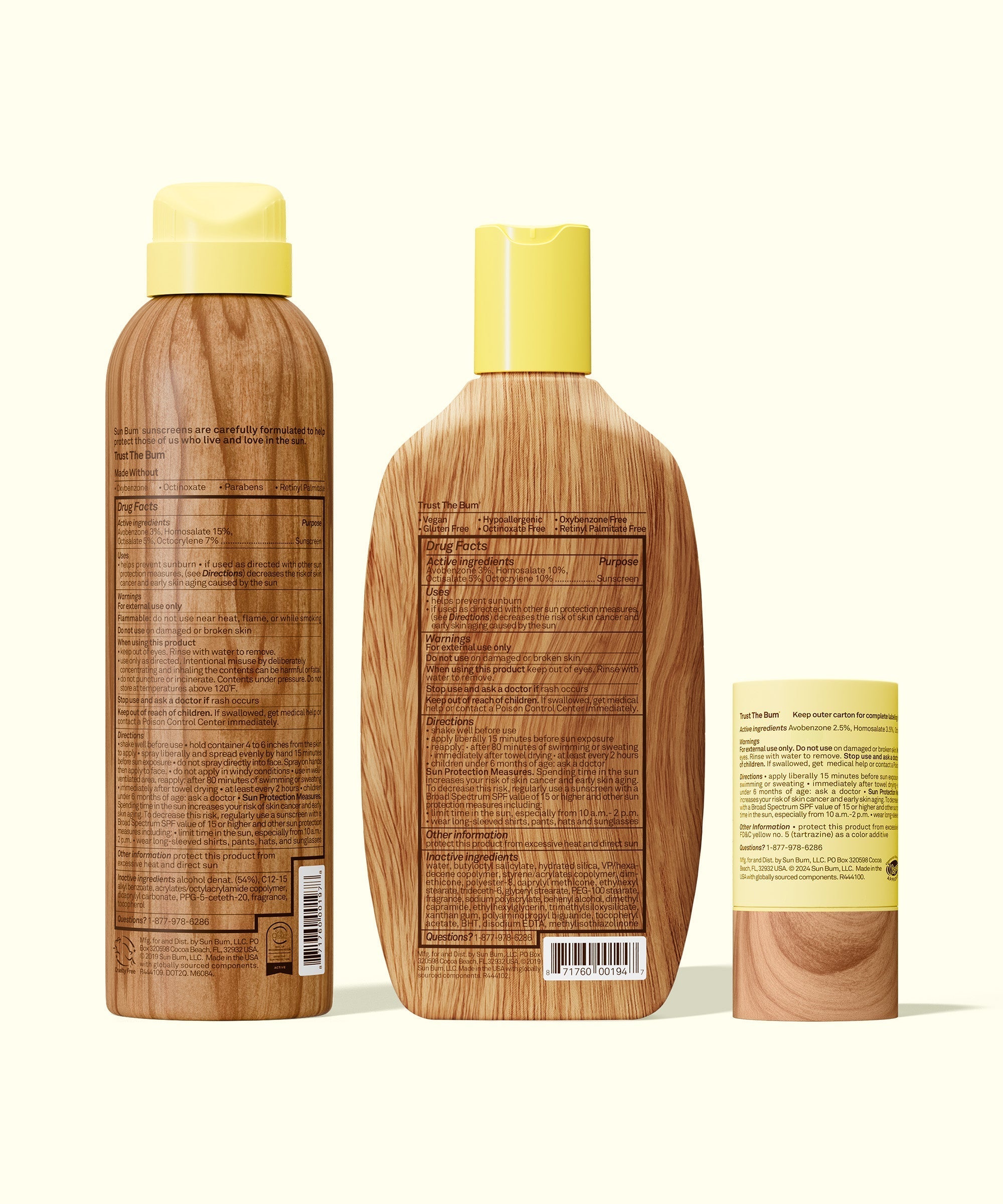 SPF 50 Spray + Lotion + Face and Body Stick 40 Bundle